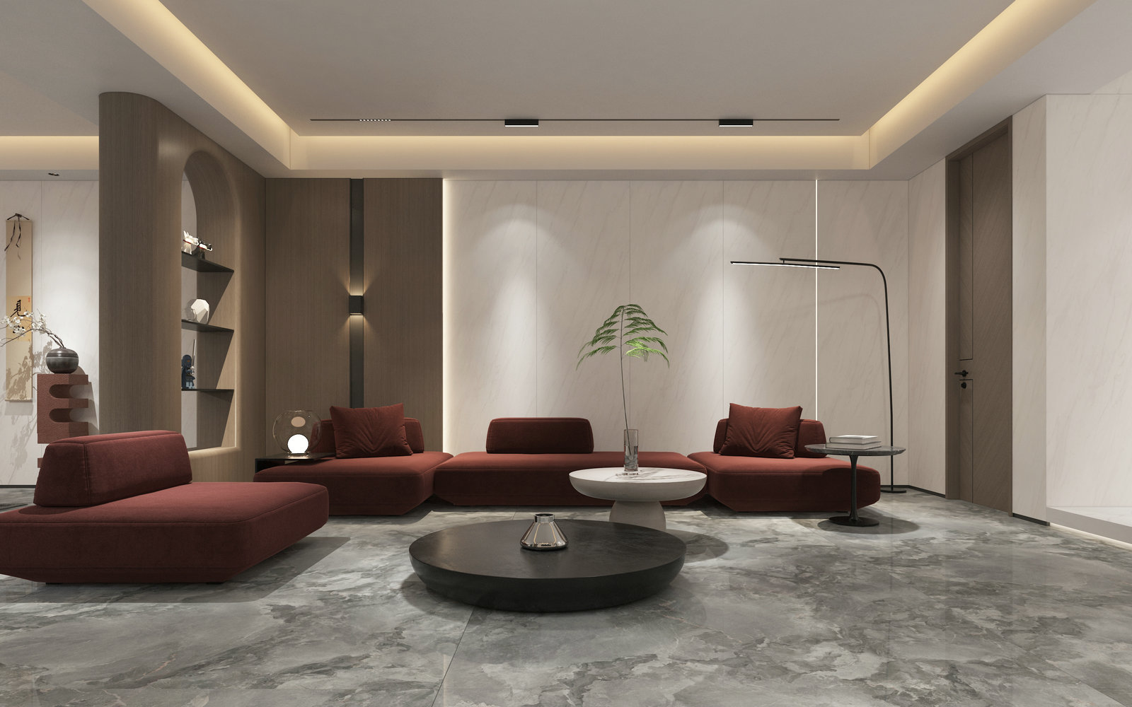 LJA802609X5512 波利亚白效果图